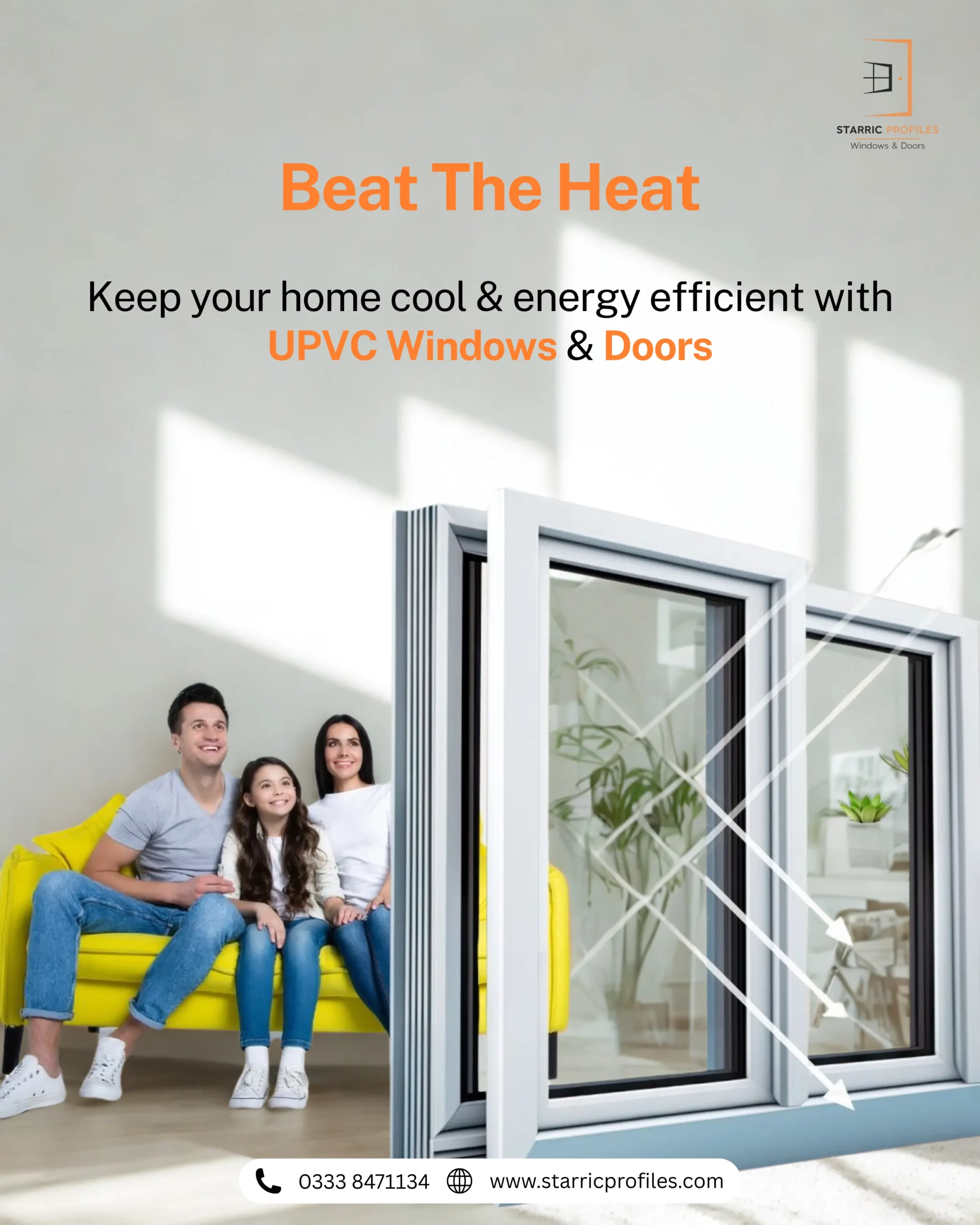 Energy Efficiency Benefits of uPVC Windows in Pakistan’s Hot and Cold Weather
